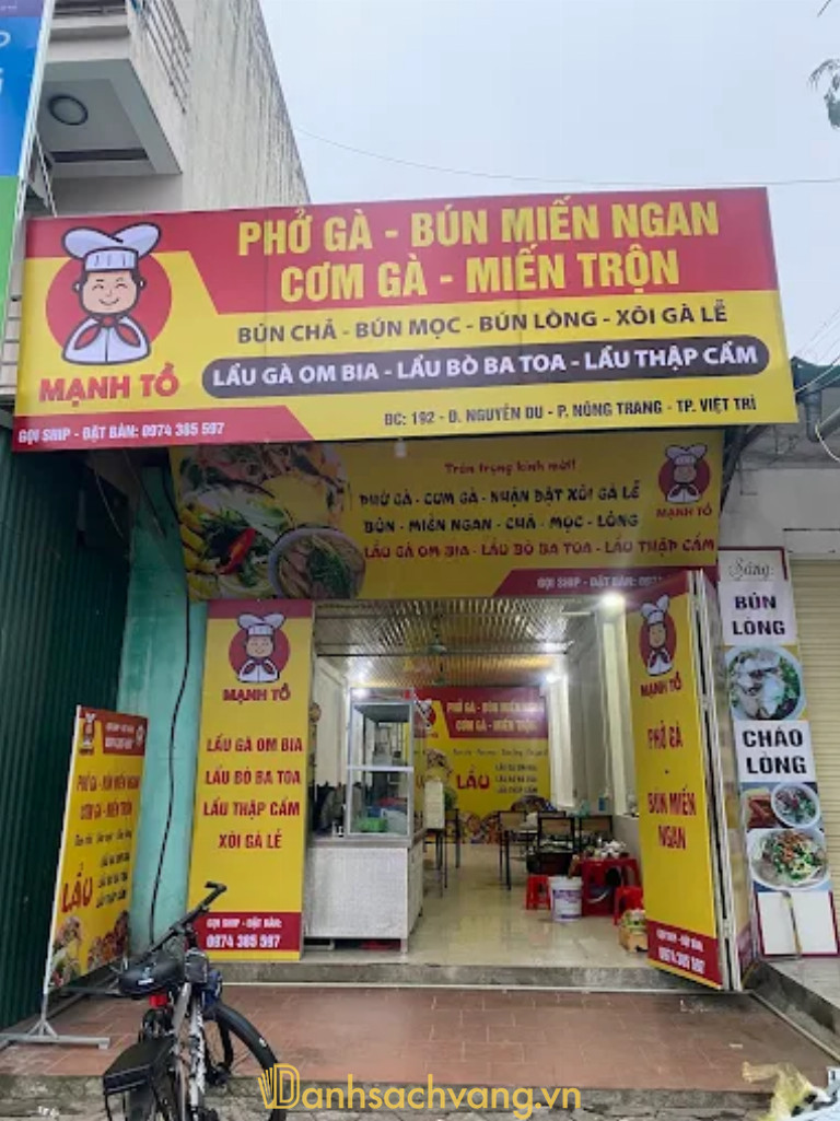 Phở Gà Mạnh Tồ - Quán phở ngon ở Phú Thọ