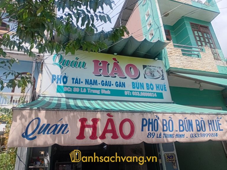 Phở Hào - quán phở bình dân tại 89 Lê Trung Đình Quảng Ngãi