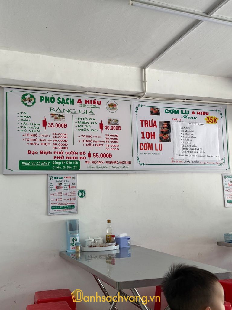 Phở Sạch A Hiếu Chi Nhánh 2 tại 06 Phan Đình Phùng Quảng Ngãi