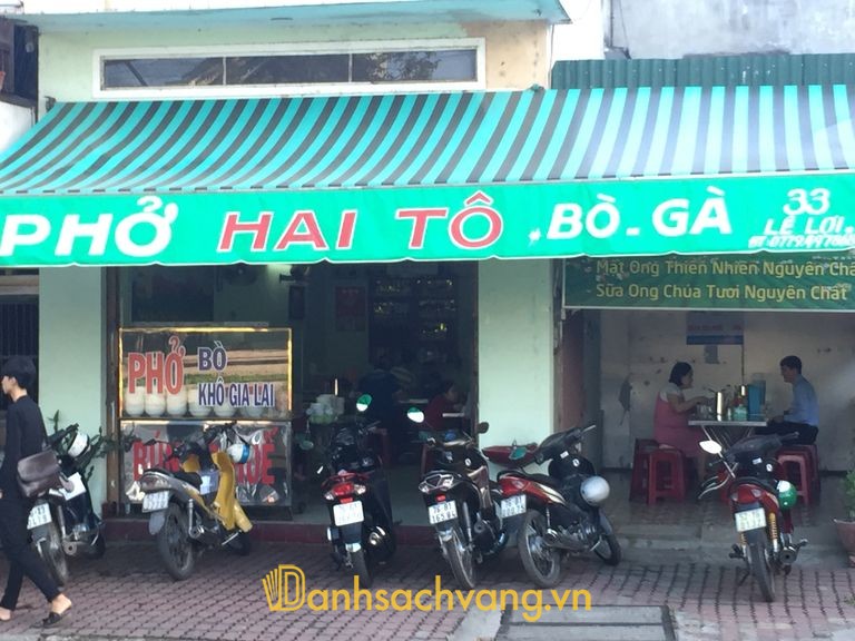 Phở Bò Hai Tô - phở khô Gia Lai tại 82/7 Lê Lợi Quảng Ngãi
