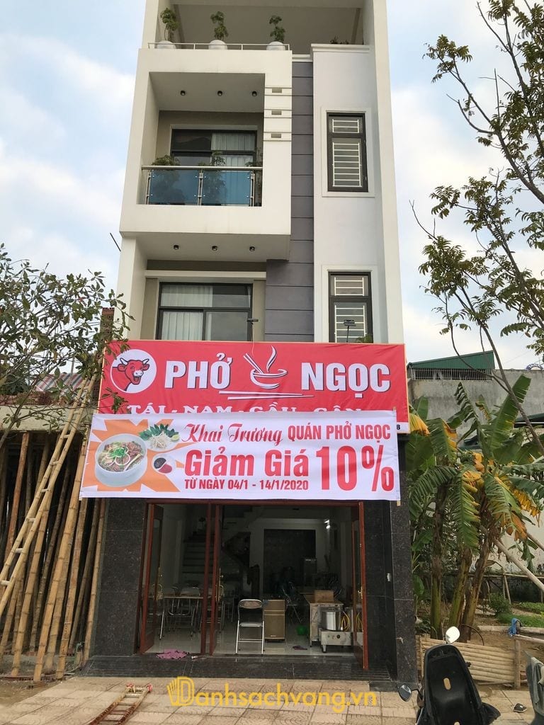 Phở Ngọc - quán phở ngon ở Thanh Hóa tại khu đô thị ven sông Hạc