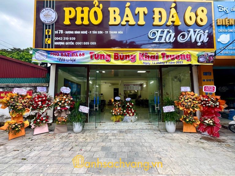 Phở Bát Đá 68 - quán phở ngon ở Thanh Hóa với cách phục vụ bát đá nóng