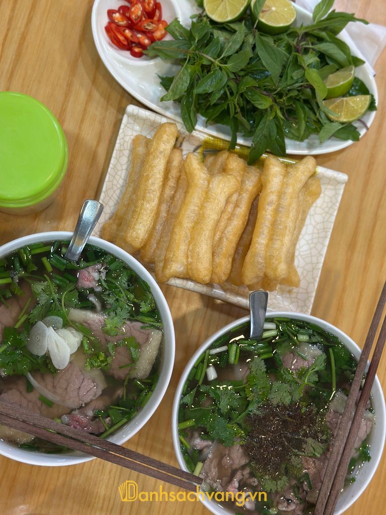 Phở An - quán phở ngon ở Thanh Hóa có nước dùng thanh và thịt bò mềm