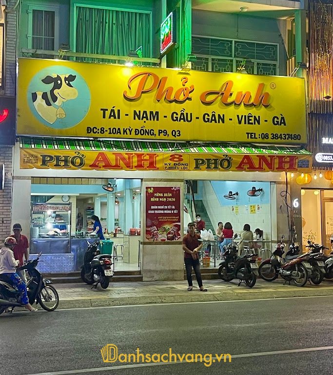 Phở Anh - quán phở ngon ở TPHCM tại Kỳ Đồng