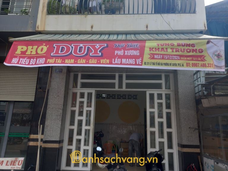 PHỞ DUY tại 311 Lý Thái Tổ Nối Dài Long Xuyên An Giang