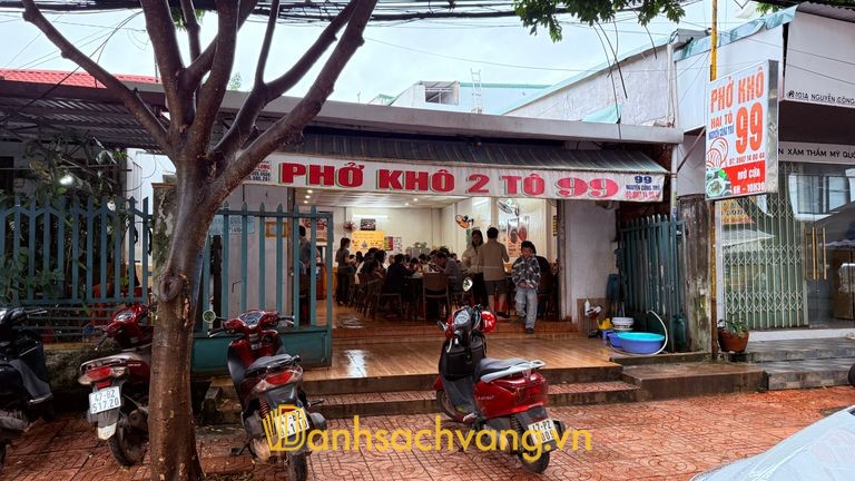 Phở Khô 2 Tô 99 - quán phở khô ở Đắk Lắk trên đường Nguyễn Công Trứ