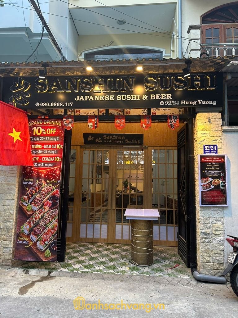 Sanshin Sushi - nhà hàng sushi trên đường Hùng Vương Nha Trang