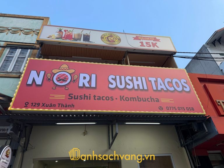 Nori Sushi Tacos - món ăn sáng tạo tại Hoa Lư Ninh Bình