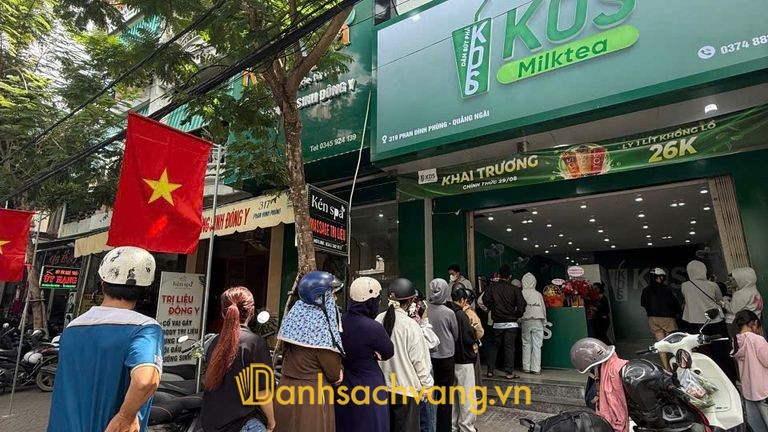 KOS Milktea Quảng Ngãi tại 319 Phan Đình Phùng