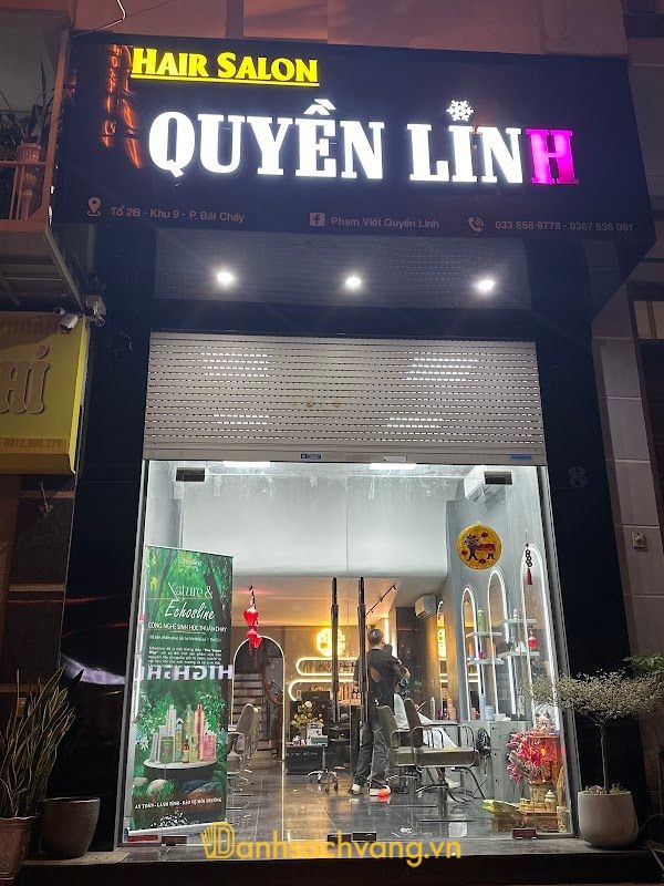 Salon Quyền Linh - salon nhuộm tóc ở Quảng Ninh