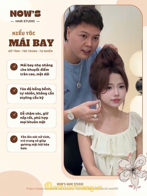 NOW'S HAIR STUDIO - salon nhuộm tóc ở Vĩnh Long