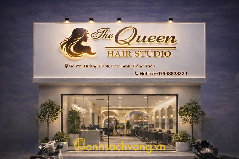 The Queen Hair Studio - salon nhuộm tóc tại Đồng Tháp