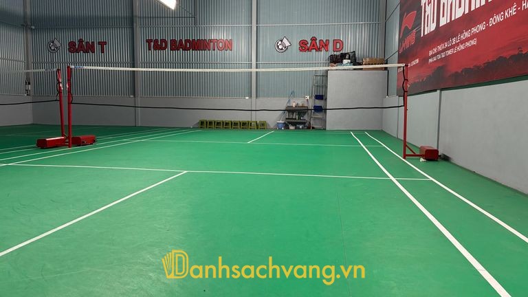 Sân Cầu Lông T&D Badminton Cơ Sở 1 - sân cầu lông tại Ngô Quyền Hải Phòng