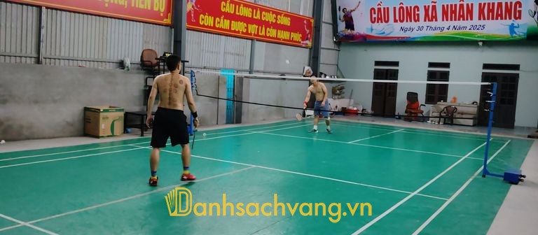 Sân Cầu Lông Nhân Khang NKBC tại Vĩnh Trụ Ninh Bình