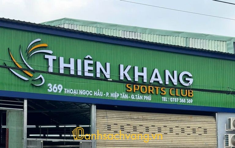 Sân Cầu Lông Thiên Khang - sân cầu lông tại đường Thoại Ngọc Hầu TPHCM