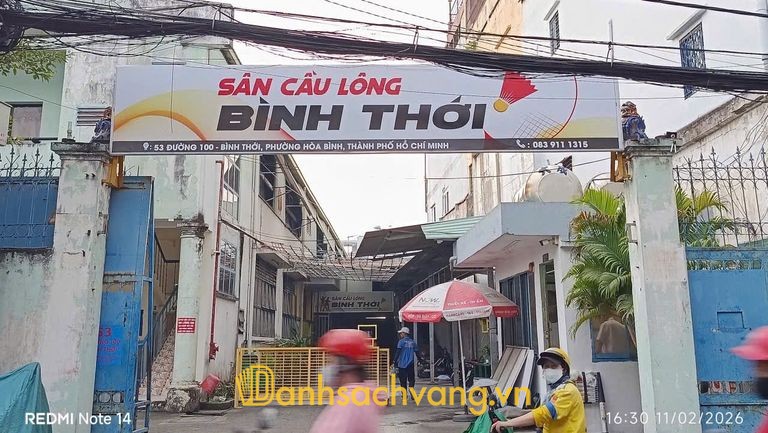 Sân Cầu Lông Bình Thới - sân cầu lông quy mô lớn tại TPHCM