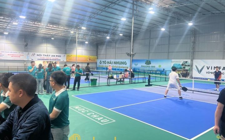7 Sân pickleball ở Sơn La có không gian rộng, mặt sân đẹp