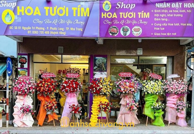 Shop Hoa Tươi Tím Nha Trang