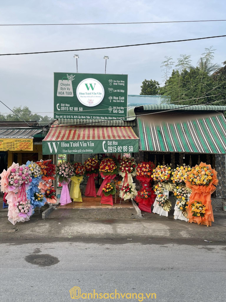 Shop Hoa Tươi Vin Vin – ĐT825/515, Ấp Bình Tiền 2, Đức Hòa