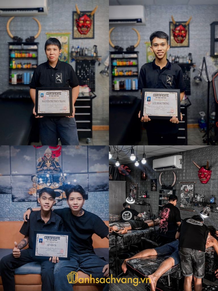 Tiệm xăm VÕ TOM - Studio Tattoo xăm hình ở Đồng Nai tại Bình Minh