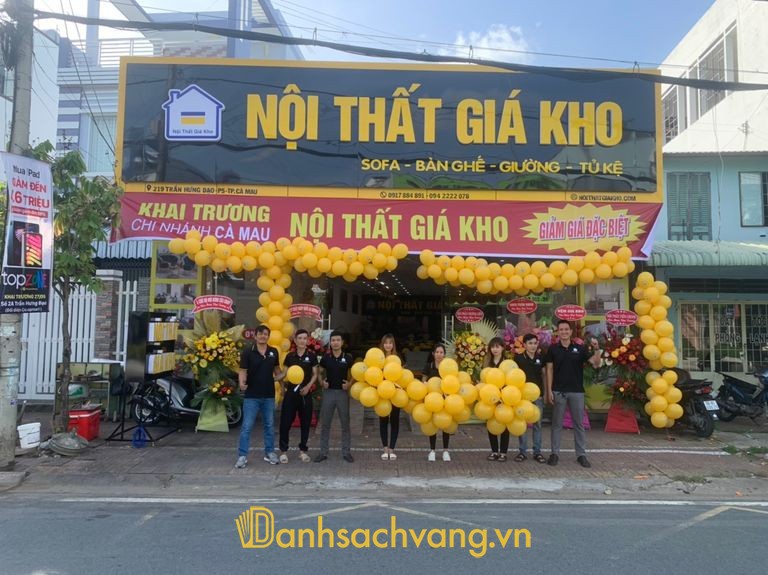 Nội Thất Giá Kho Cà Mau chuyên sofa bàn ăn giường và kệ tủ hiện đại