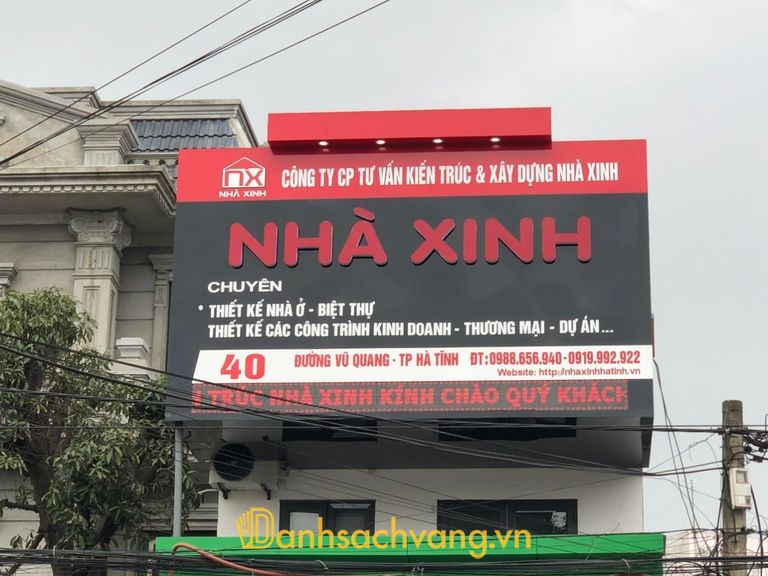 Công Ty Nhà Xinh - thiết kế và thi công nhà ở tại Hà Tĩnh