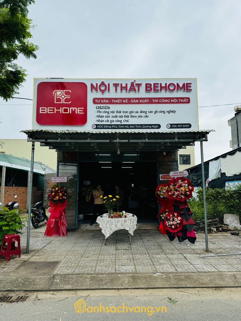 Xưởng Nội Thất Behome - thiết kế thi công nội thất trọn gói tại Quảng Ngãi