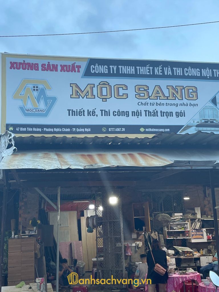 Xưởng Nội Thất Mộc Sang - sản xuất thi công nội thất gỗ công nghiệp ở Quảng Ngãi