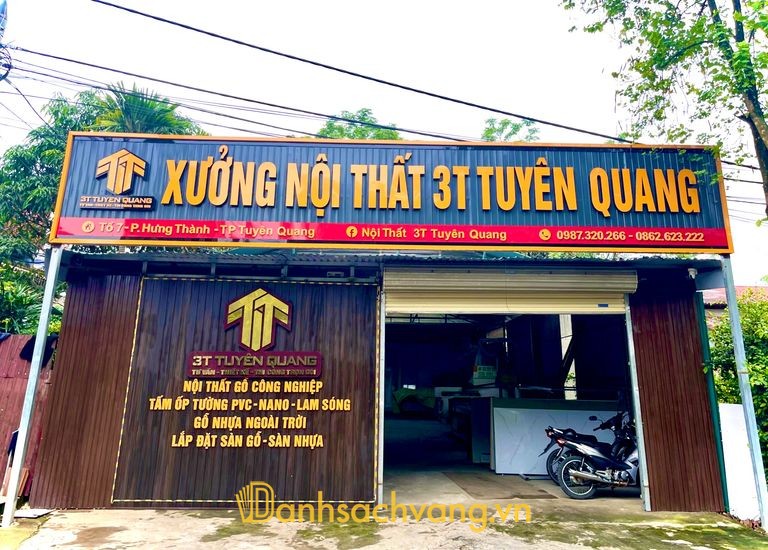 Xưởng Nội Thất 3T Tuyên Quang - sản xuất và thi công nội thất gỗ công nghiệp