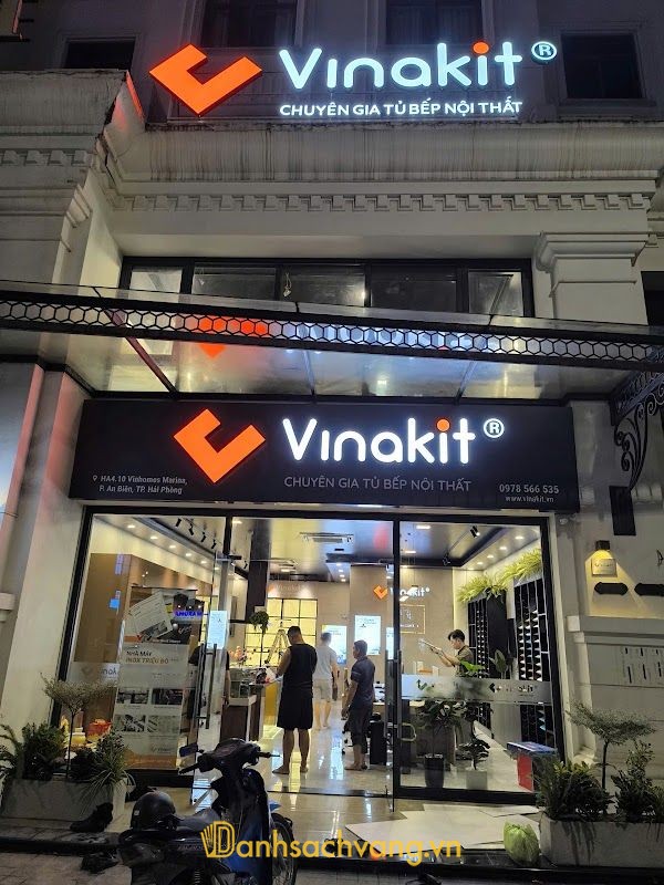 Vinakit - thiết kế thi công tủ bếp ở Hải Phòng
