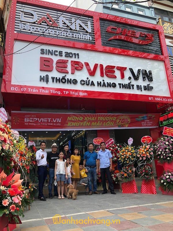 Bếp Việt Chi Nhánh Thái Bình - Thiết bị nhà bếp tại Hưng Yên