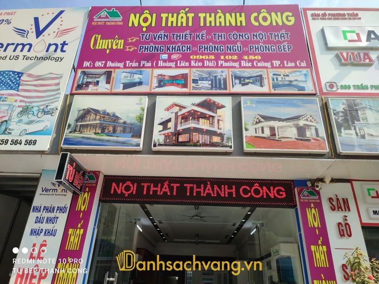 Nội Thất Thành Công tại 445 Nguyễn Trãi Lào Cai chuyên tư vấn thiết kế sản xuất thi công nội thất