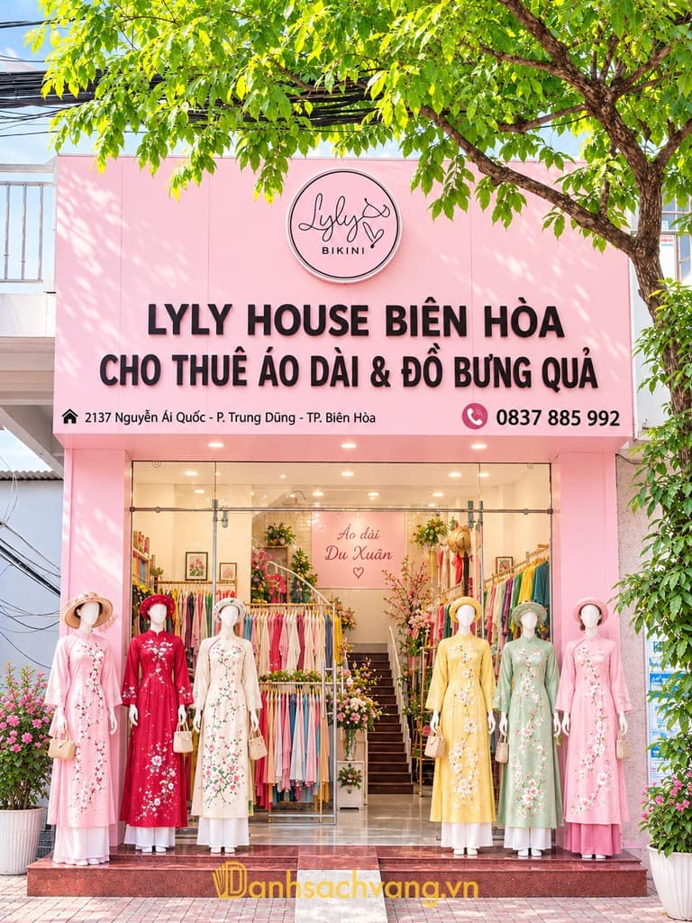 LyLy House Biên Hòa - cho thuê áo dài và trang phục bưng quả tại Đồng Nai