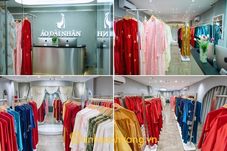 Áo Dài Nhân tại Thái Hà - cửa hàng cho thuê áo dài đẹp ở Hà Nội