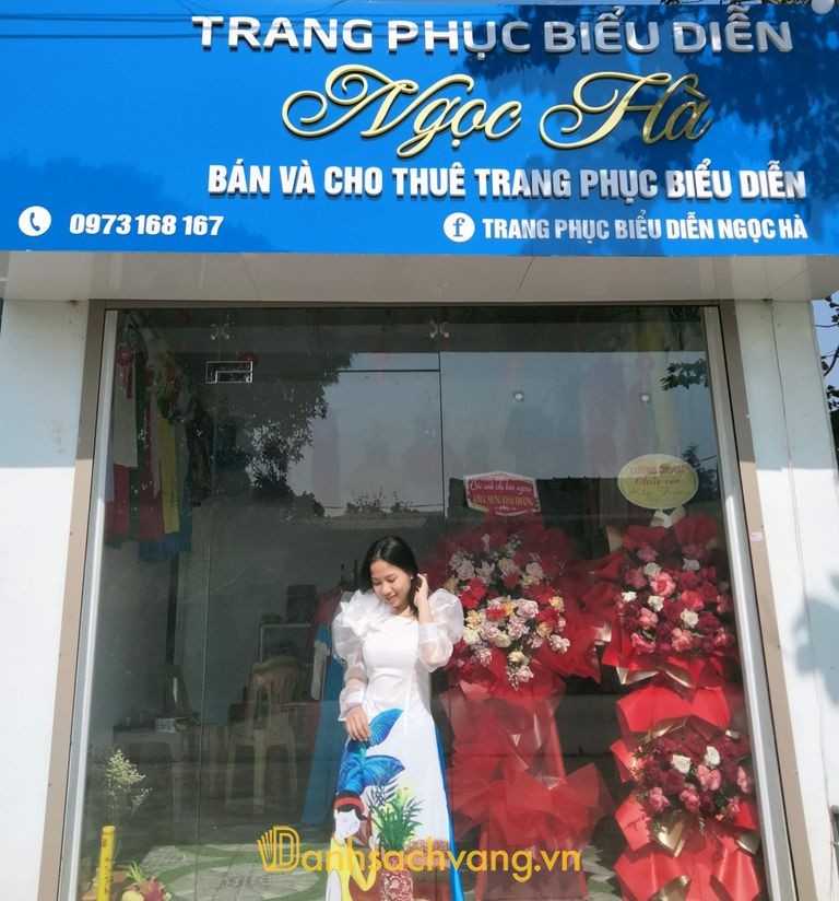 Trang phục biểu diễn Ngọc Hà - địa chỉ thuê áo dài ở Hà Tĩnh