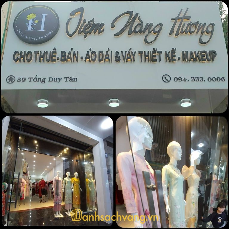 Tiệm nàng Hương - cửa hàng cho thuê áo dài và váy thiết kế tại Thanh Hóa