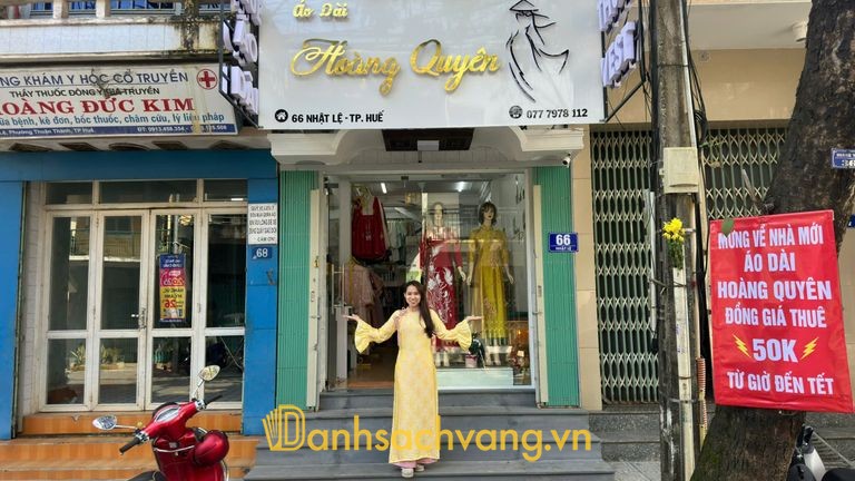 Áo Dài Hoàng Quyên - cửa hàng thuê áo dài ở TP Huế