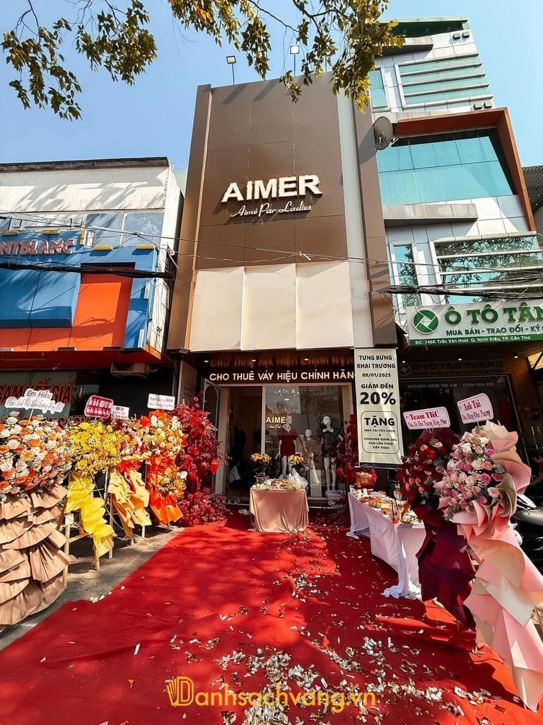 Aimer - cho thuê váy hiệu chính hãng ở Cần Thơ