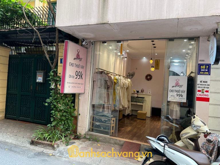WeDress - cửa hàng thuê váy thiết kế dự tiệc Hà Nội