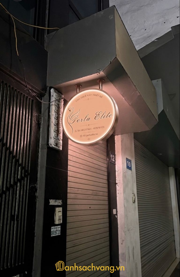 Perla Elite - cho thuê váy thiết kế ở Hà Nội