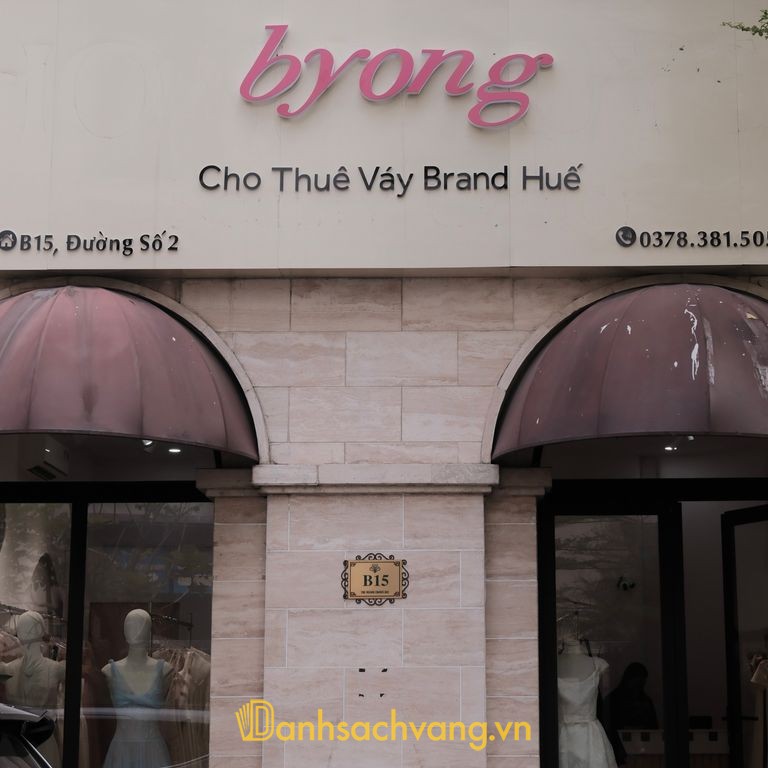 DRESS.BYONG - cho thuê váy thương hiệu ở Huế