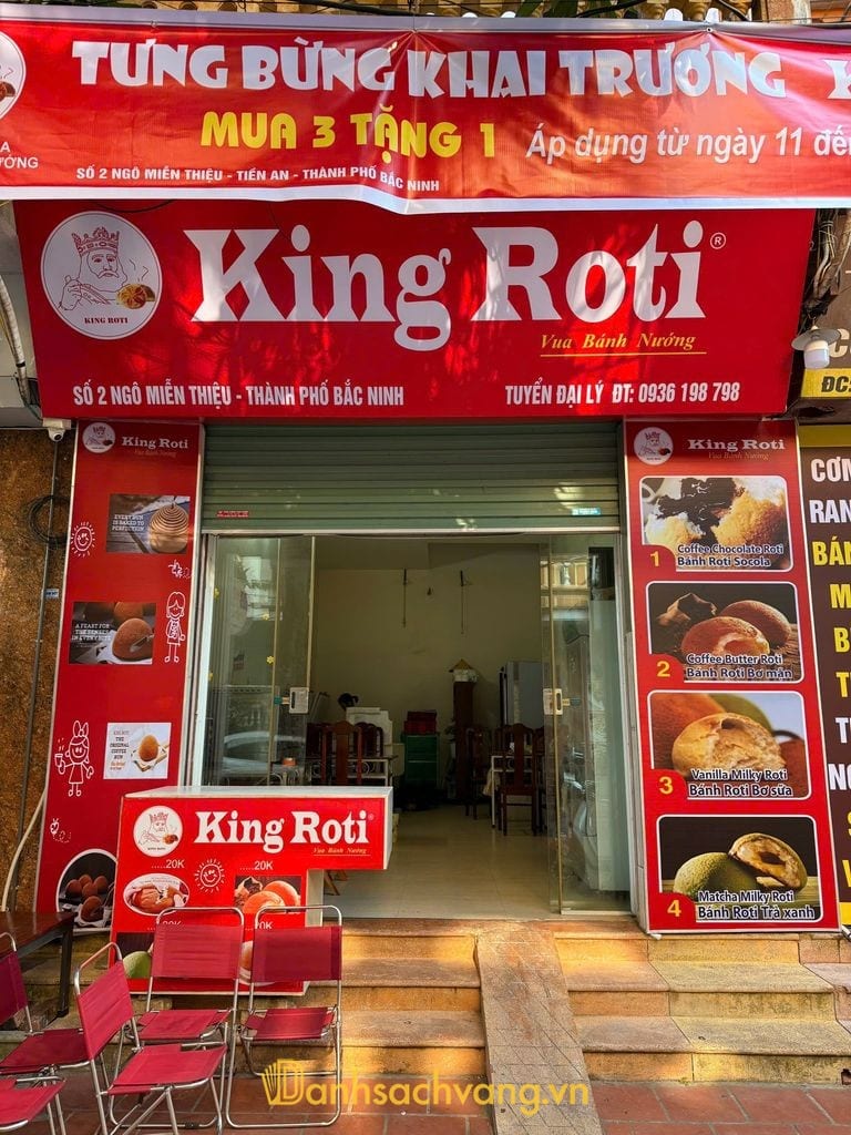 King Roti - Tiệm bánh ngọt tại Kinh Bắc