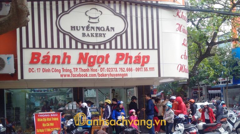 Huyền Ngân Bakery - tiệm bánh ngọt tại Thanh Hóa