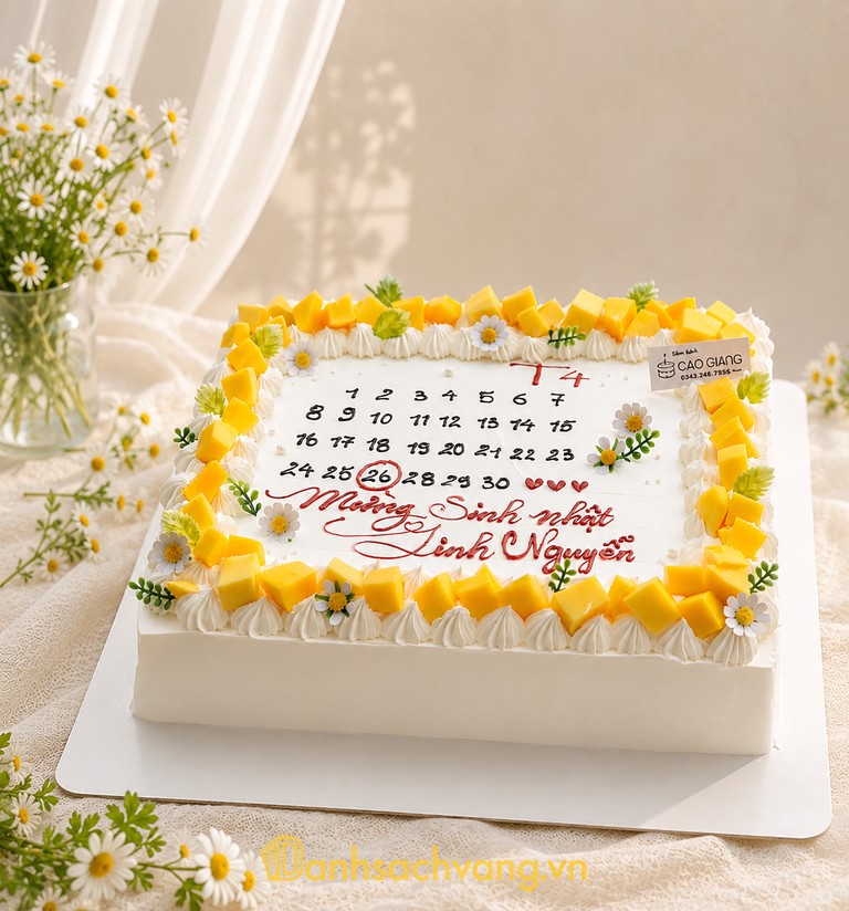 Cao Giang Bakery - tiệm bánh sinh nhật tại Thanh Hóa