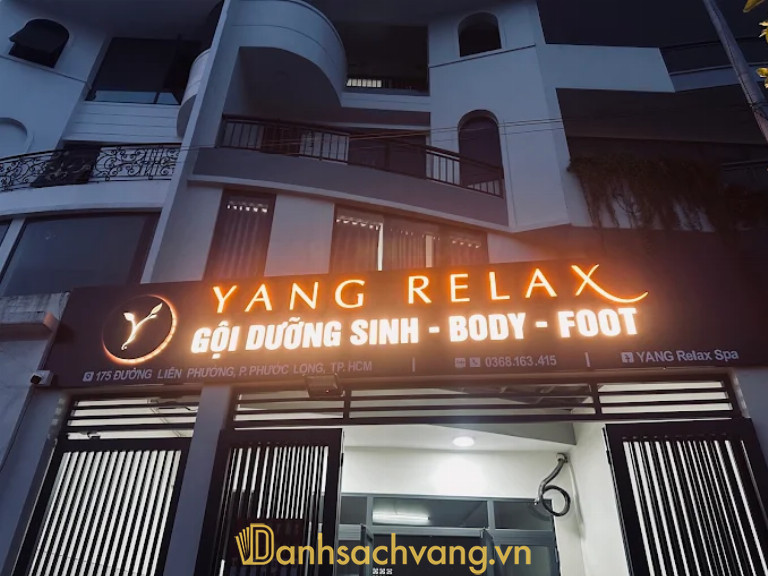 YANG Relax Spa - tiệm gội đầu dưỡng sinh tại tphcm