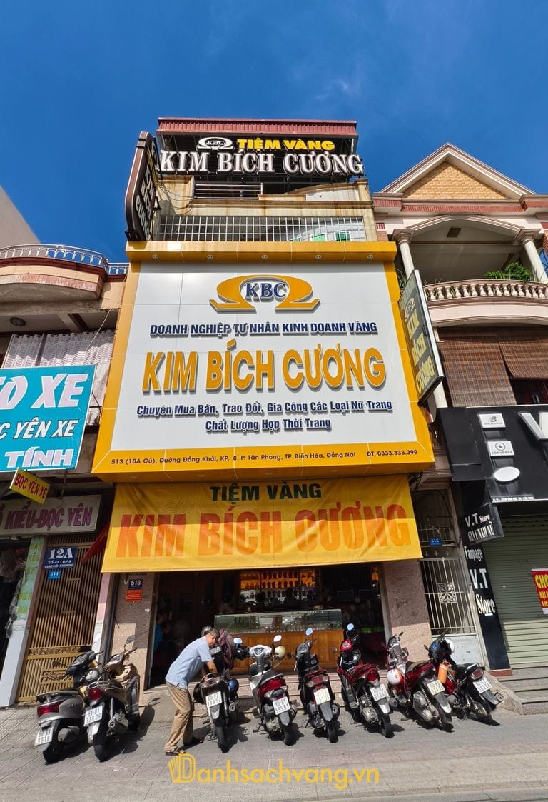 Tiệm Vàng Kim Bích Cương - cửa hàng trang sức Đồng Nai