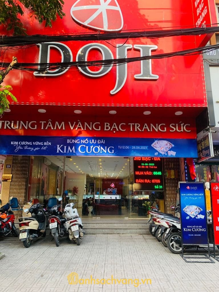 Trung tâm Vàng Bạc Trang Sức DOJI tại Thái Nguyên