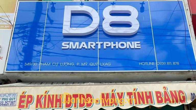 Cửa hàng thay màn hình và sửa điện thoại D8 SmartPhone tại 349 Phạm Cự Lượng Long Xuyên