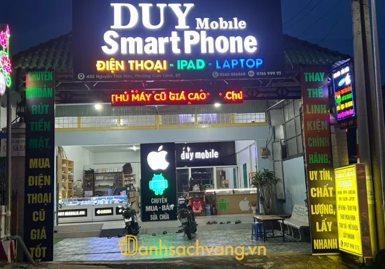 Duy Mobile Smart Phone - Cửa hàng sửa điện thoại iPad và laptop tại Cao Lãnh Đồng Tháp