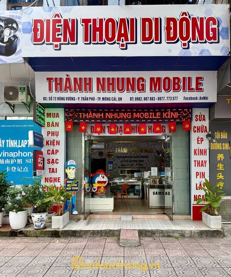 Thành Nhung Mobile - tiệm sửa điện thoại tại Móng Cái Quảng Ninh